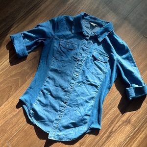 Denim button shirt